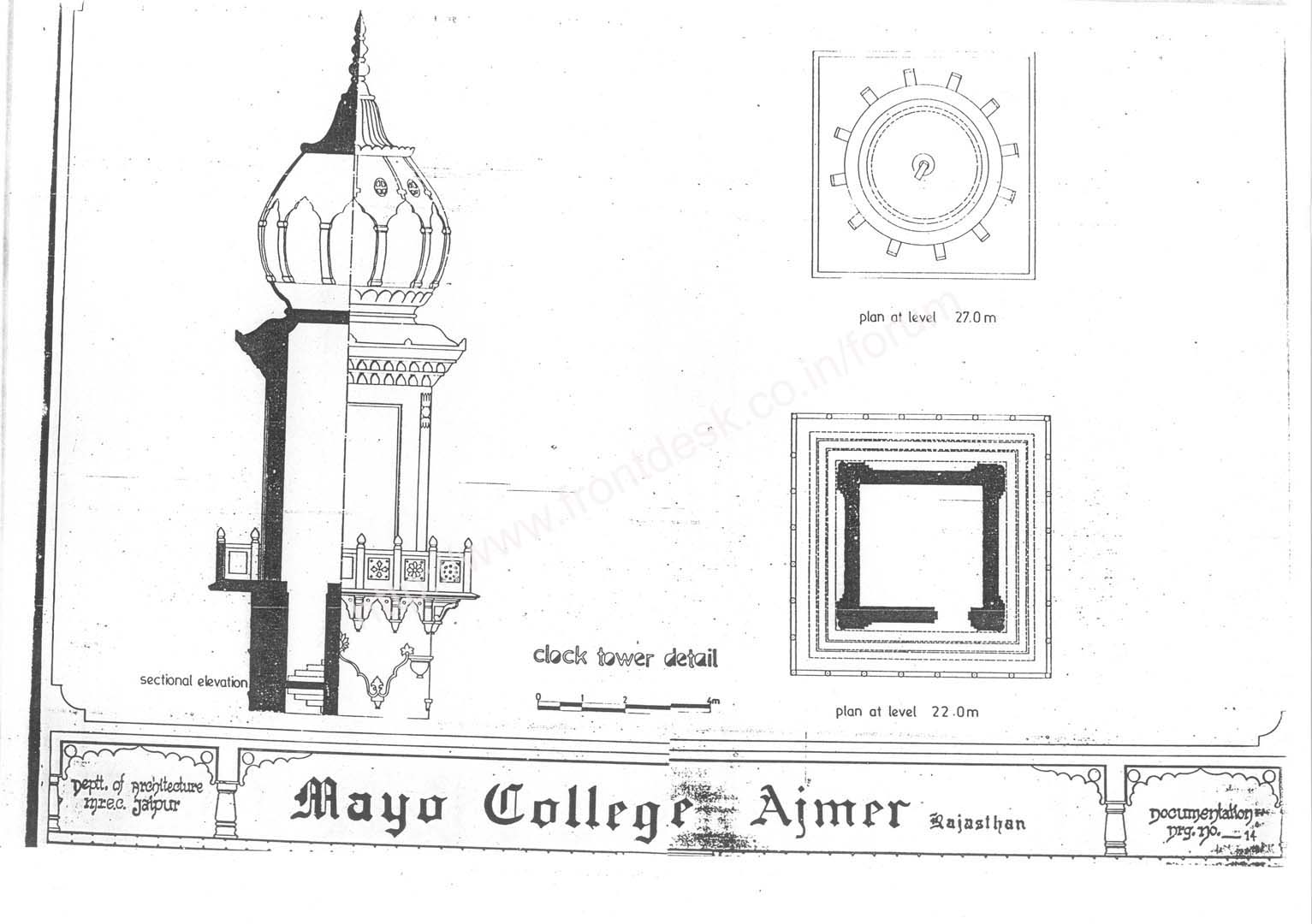 Measure Drawings Of Mayo College Ajmerix